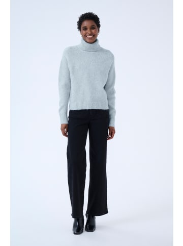 Kaffe Strickpullover KAtrina Loose fit in Celestial Blue Melange
