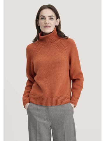 Hessnatur Strick Pullover in rotorange