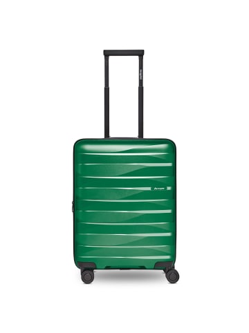 Bergpfeil Travel 4-Rollen Kabinentrolley S 55 cm mit Dehnfalte in emerald green metallic
