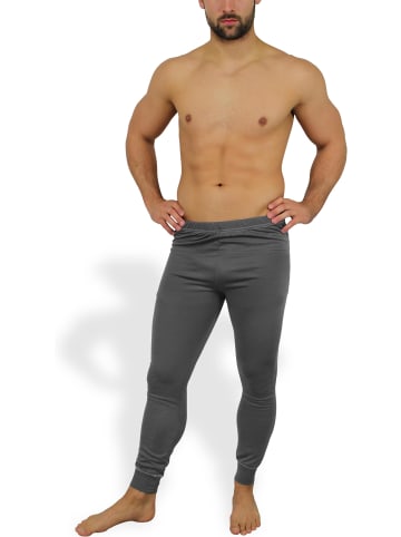 normani Herren Coolmax Thermo-Unterhose in Anthrazit