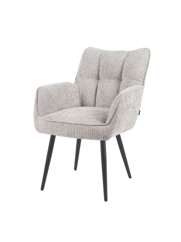 DUBI Möbel 2er-Set: Esszimmerstuhl Mika-Miro in Hellgrau - (B)59 x (H)84 x  (T)66 cm