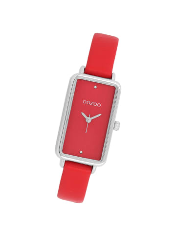 Oozoo Analog-Armbanduhr Oozoo Timepieces rot extra groß (ca. 19x31mm)