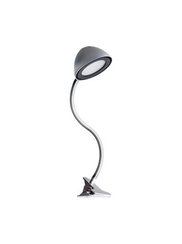 Licht-Erlebnisse Tischlampe EEK G (B)12 x (L)11 x (H)60 cm in Silber