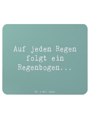 Mr. & Mrs. Panda Mouse Pad Spruch Mit Enttäuschungen umgehen mit... in Meeresbrise