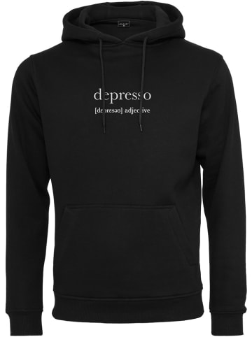 Mister Tee Hoodie "Depresso Hoody" in Schwarz