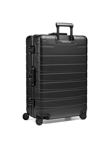 Redolz Pro Aluminium 4-Rollen Kofferset S + L in black