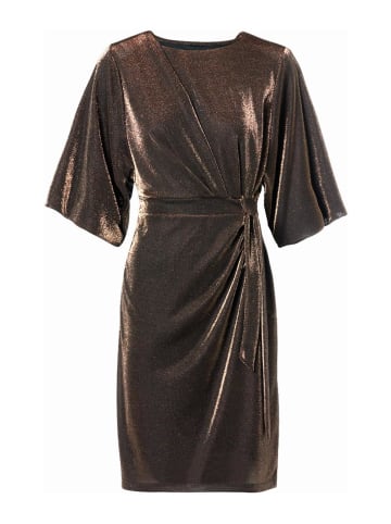 Mart Visser Milan Metallic Kleid Bronze