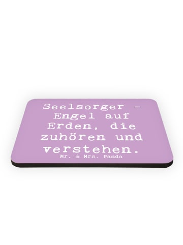 Mr. & Mrs. Panda Kühlschrankmagnet Spruch Seelsorger Engel mit S... in Lavendeltraum