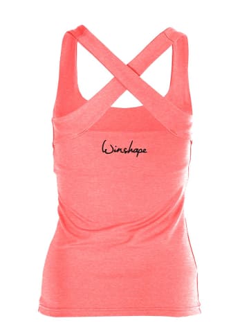 Winshape Cross Back Top WVR25 in neon coral