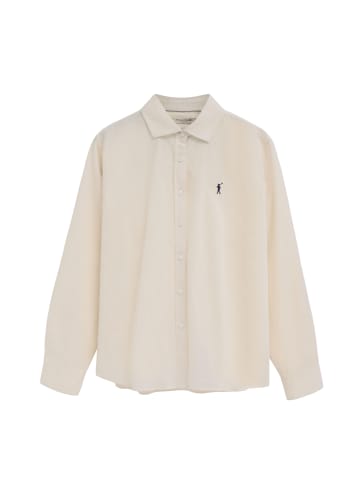 Polo Club Hemd RIGBY GO LOOSE COTTON LINEN W in Creme