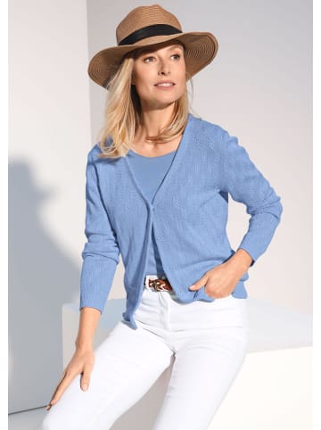 GOLDNER Cardigan in himmelblau