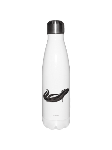 Mr. & Mrs. Panda Thermosflasche Stinktier Yoga ohne Spruch in Weiß