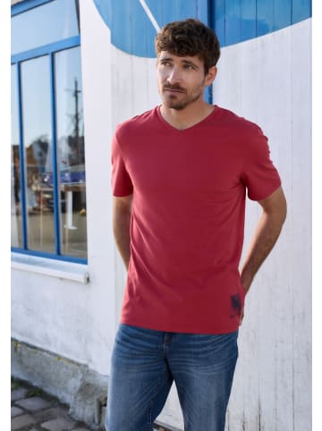 ELBSAND T-Shirt Klaas in Mineral Red