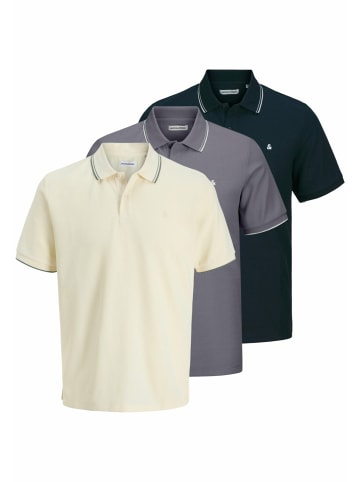 Jack & Jones Poloshirt kurzarm für Damen in dunkel-blau