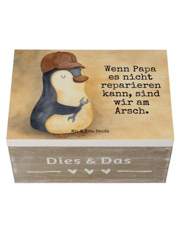 Mr. & Mrs. Panda Truhe Wenn Papa es nicht reparieren kann, sind ... in Weiß