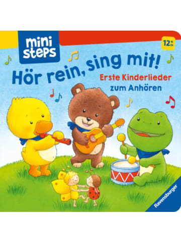 Ravensburger Verlag GmbH Buch - ministeps: Hör rein, sing mit! Erste Kinderlieder zum Anhören
