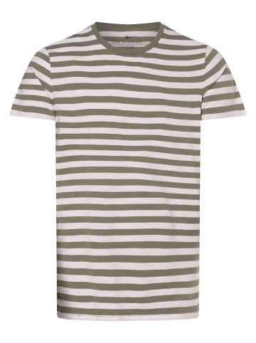 Nils Sundström T-Shirt in oliv weiß