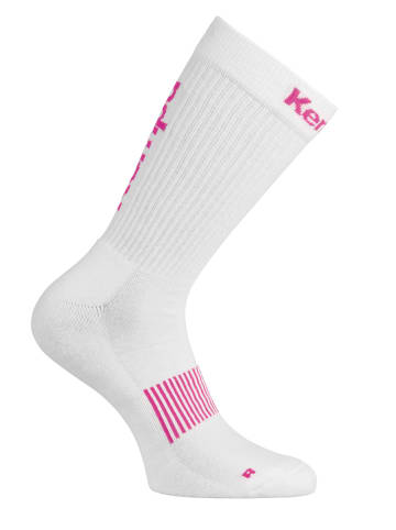 Kempa Socken LOGO CLASSIC in weiß/pink