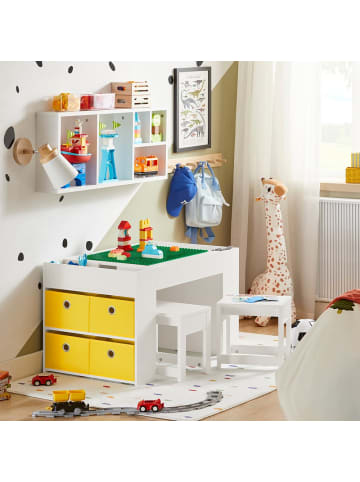 SoBuy Spielzeugtisch in Reinweiß - (W) 50 x (H) 50 x (L) 87 cm