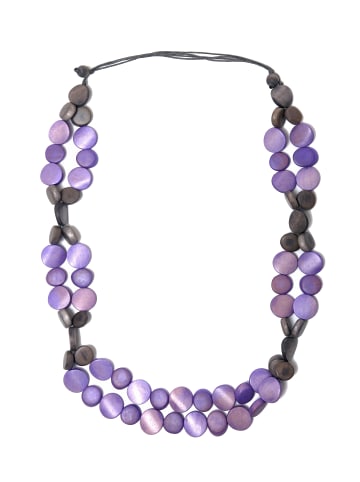 collezione alessandro Lange Kette " Mona " in violett