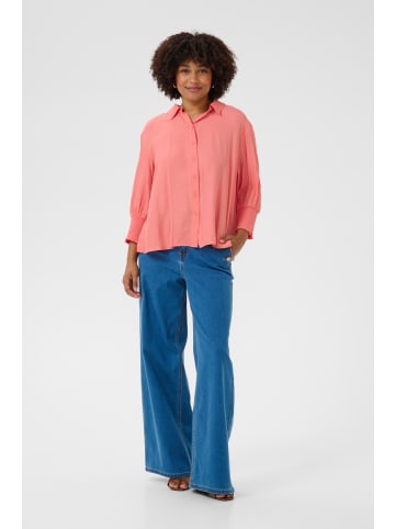 Cream Kurzarmhemd NolaCR Oversize fit in Porcelain Rose