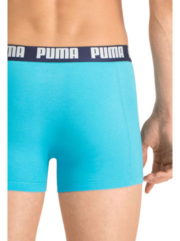 Puma Boxershort 4er Pack in Dunkelblau/Hellblau