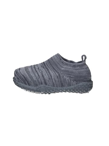 Playshoes Hausschuh Strick in Grau