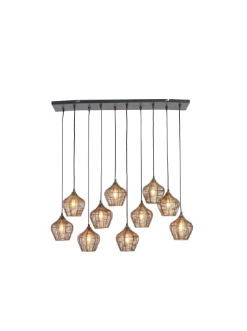 Light & Living Hängeleuchte Alvaro - Antik Bronze - 120x25x29,5cm - 10L