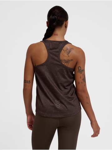 Hummel Top Hmlcourt Paddeltennis Damen in TURKISH COFFEE