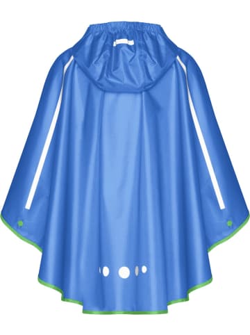 Playshoes Regenponcho faltbar in Blau