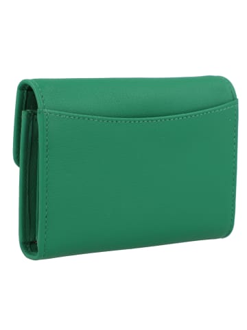 Braun Büffel Joy Geldbörse RFID Schutz Leder 10.5 cm in indigo violet