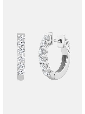 Ethische Diamanten Ohrringe aus 375 Weißgold mit Lab Grown Diamant