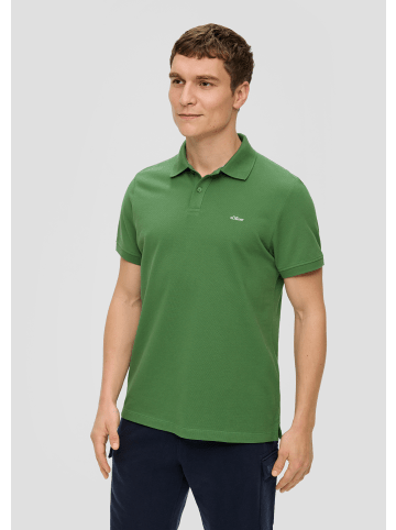 s.Oliver Polo-Shirt kurzarm in Grün