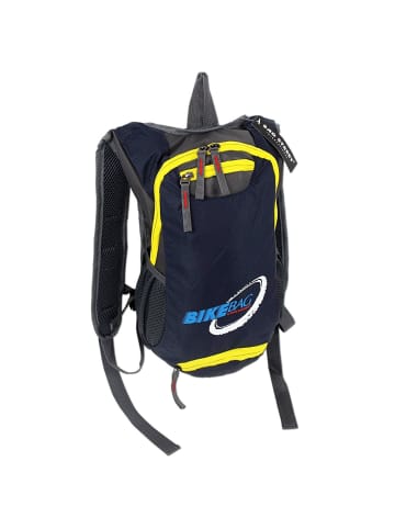 Bag Street Sportrucksack, Freizeitrucksack Nylon blau, grau ca. 20cm breit ca. 41cm hoch