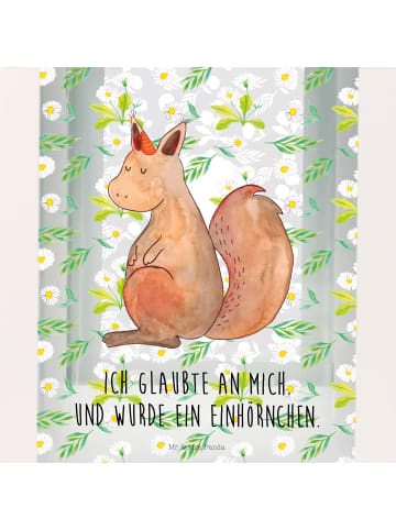 Mr. & Mrs. Panda Deko Laterne Einhorn Glauben mit Spruch in Transparent