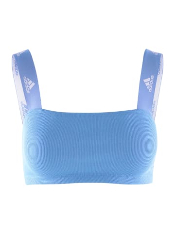 adidas Bustier Bandeau in Indigo