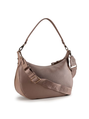 Liu Jo Kaliska Schultertasche M 32 cm mit Dehnfalte in mocha