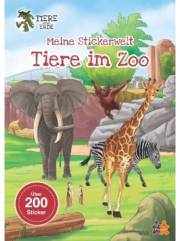 Friendz Buch - Tiere unserer Erde. Meine Stickerwelt. Tiere im Zoo