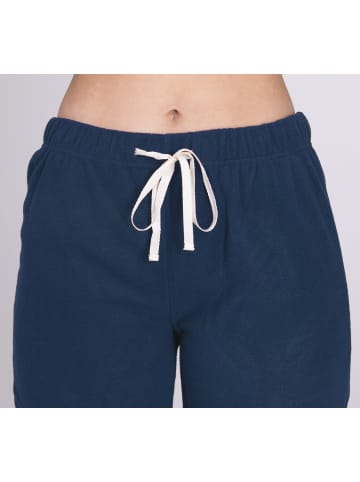 SLOUCHER Hausanzug aus Fleece mit Kapuze in rauch-blau