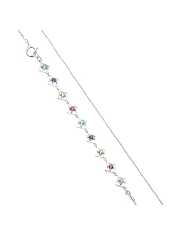 Carolin Stone 925/- Sterling Silber in mehrfarbig