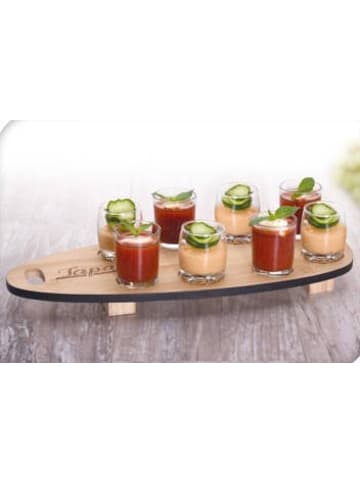 Excellent Houseware Servier-Set in braun