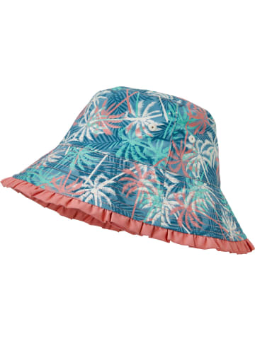 Playshoes UV-Schutz Sonnenhut Palmen in blau