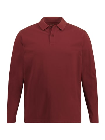 JP1880 Poloshirt in dunkel kirschrot