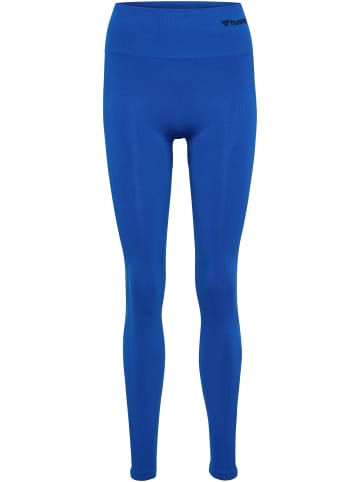 Hummel Hummel Leggings Hmltif Yoga Damen Schnelltrocknend Nahtlosen in OLYMPIAN BLUE