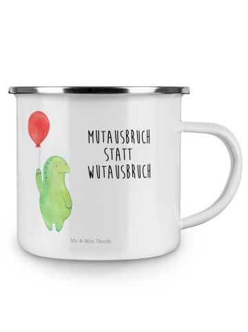 Mr. & Mrs. Panda Kaffeebecher Schildkröte Luftballon mit Spruch in Weiß