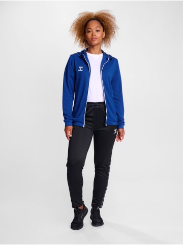 Hummel Reißverschluss Kapuzenpullover Hmlauthentic Damen in TRUE BLUE