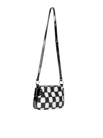 myMo ROCKS Damen Umhängetasche in Weiss Schwarz