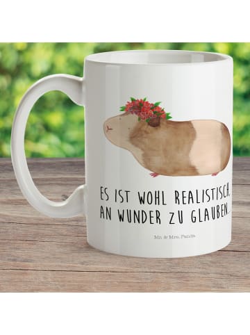 Mr. & Mrs. Panda Tasse Meerschweinchen Weisheit mit Spruch in Weiß