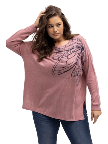 Ulla Popken Pullover in rosequartz