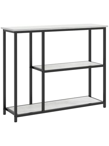 HOMCOM Konsolentisch-100L x 30B x 80H cm-Weiß